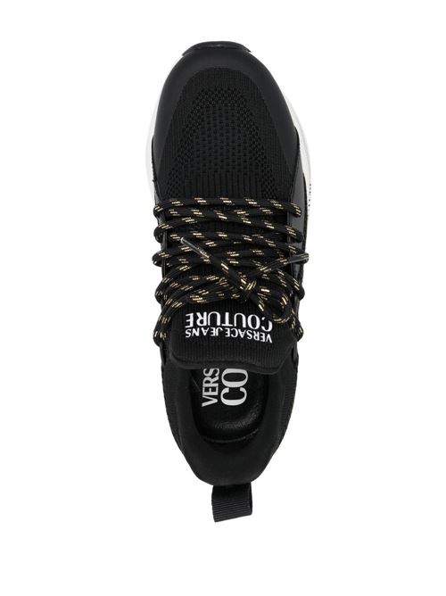 Sneakers con logo nera Versace jeans Couture | 74VA3SA8ZS446G89